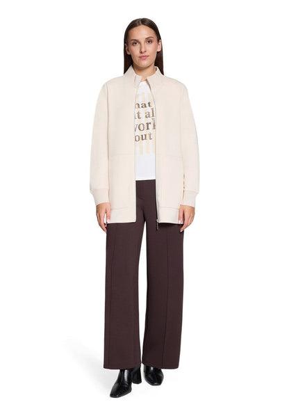 Cartoon Sweat Jacke Lang 1/1 Arm White Swan