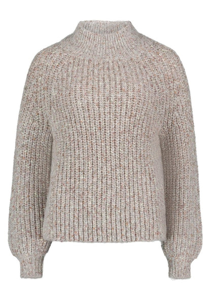 Cartoon Strickpullover Creme Camel