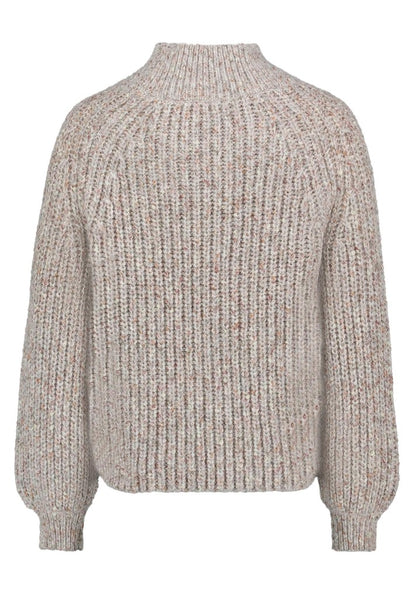 Cartoon Strickpullover Creme Camel