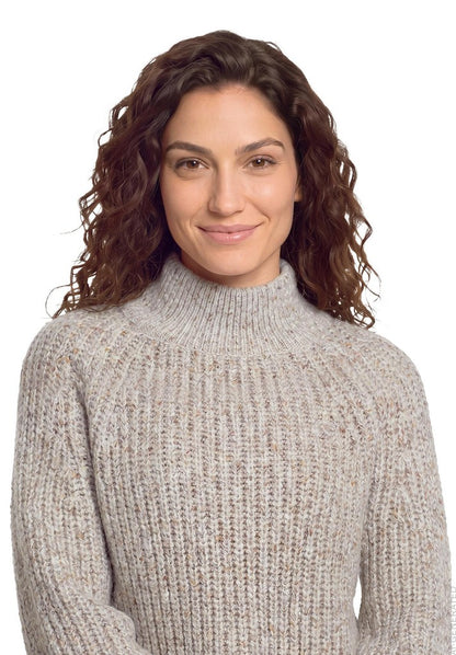 Cartoon Strickpullover Creme Camel