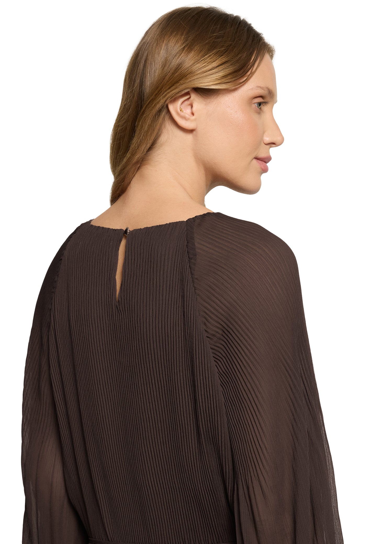 Cartoon Kleid Kurz 1/1 Arm in der Farbe Braun