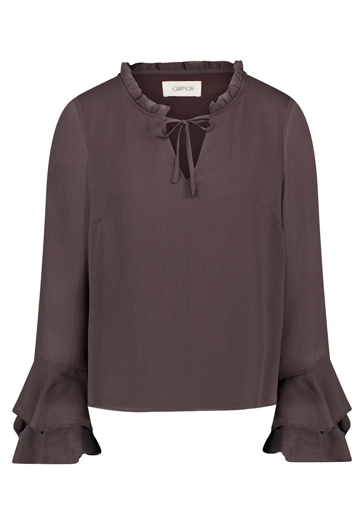 Cartoon Bluse Kurz 1/1 Arm Black Coffee