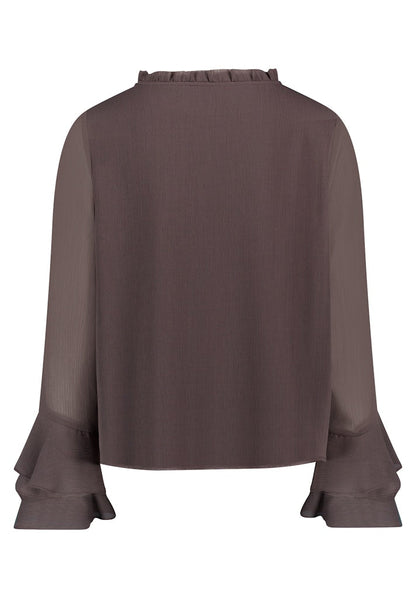 Cartoon Bluse Kurz 1/1 Arm Black Coffee