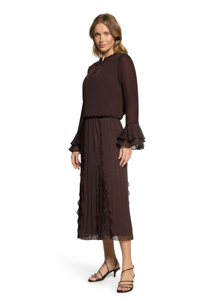 Cartoon Bluse Kurz 1/1 Arm Black Coffee