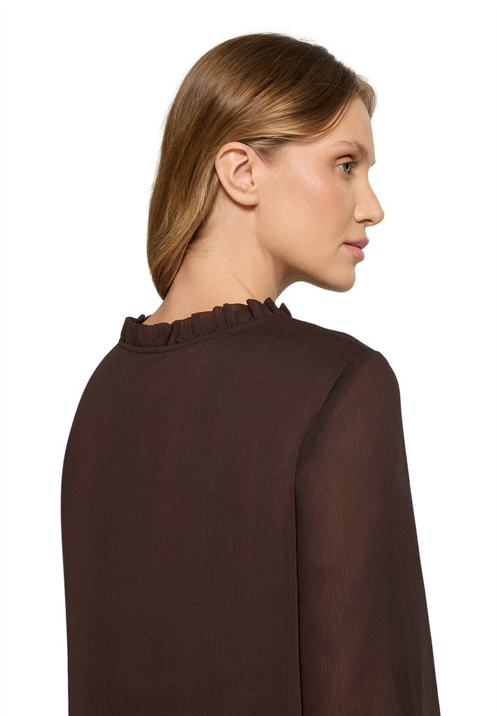 Cartoon Bluse Kurz 1/1 Arm Black Coffee