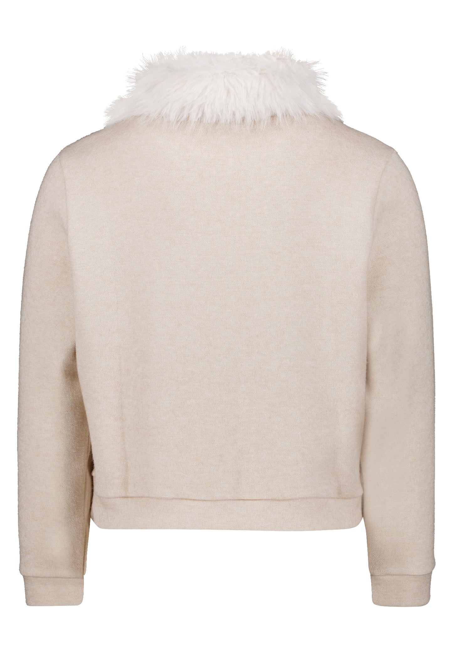 Cartoon Shirt Jacke Kurz 1/1 Arm Hellbeige Meliert
