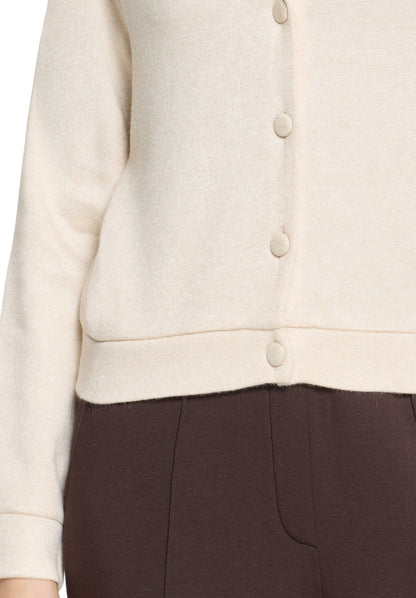 Cartoon Shirt Jacke Kurz 1/1 Arm Hellbeige Meliert