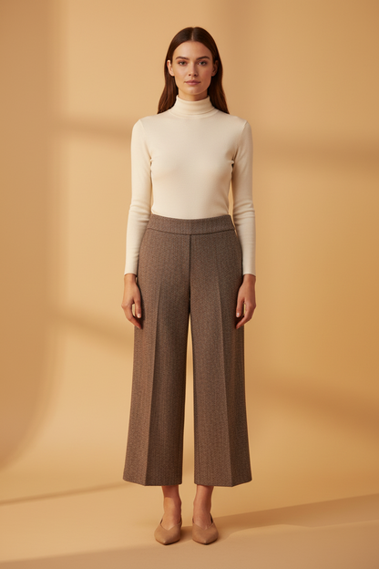 Cartoon Hose Casua Brown/Cream