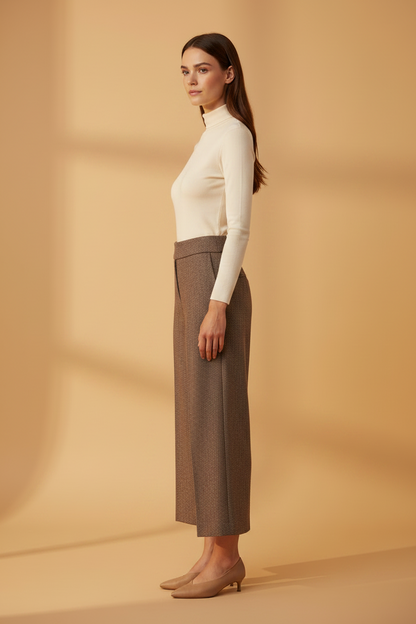 Cartoon Hose Casua Brown/Cream