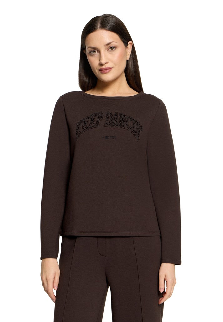 Cartoon Sweat Kurz 1/1 Arm Patch Brown/Black
