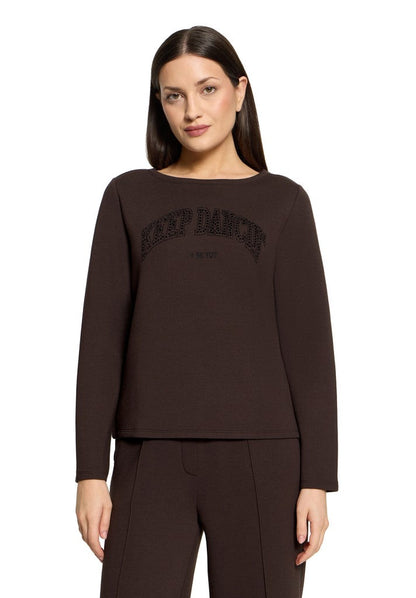 Cartoon Sweat Kurz 1/1 Arm Patch Brown/Black
