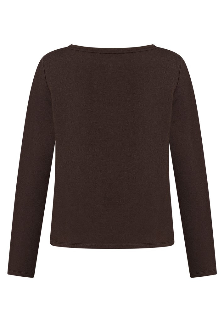 Cartoon Sweat Kurz 1/1 Arm Patch Brown/Black