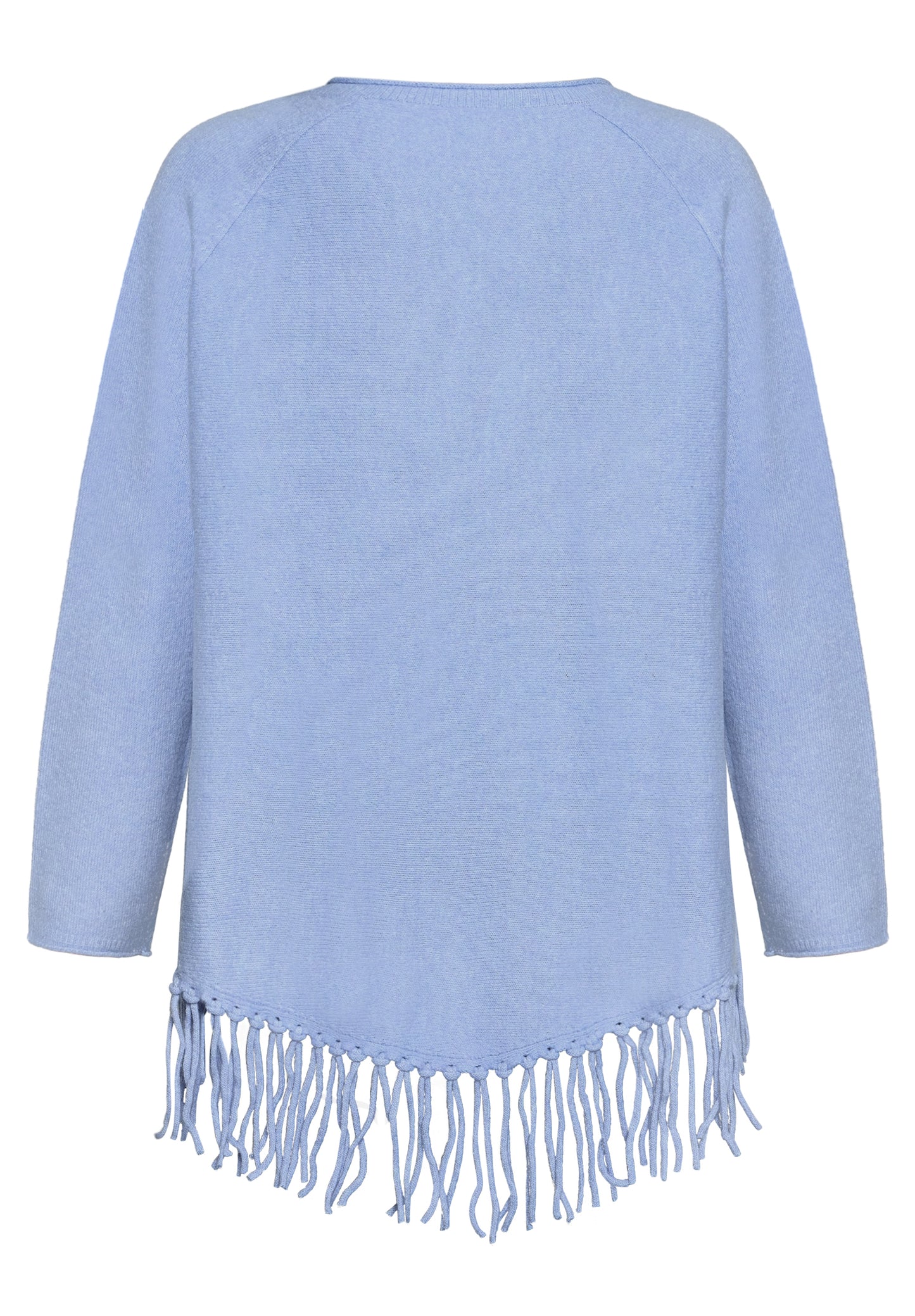 Cartoon Strickpullover Lang 1/1 Arm in der Farbe Hellblau