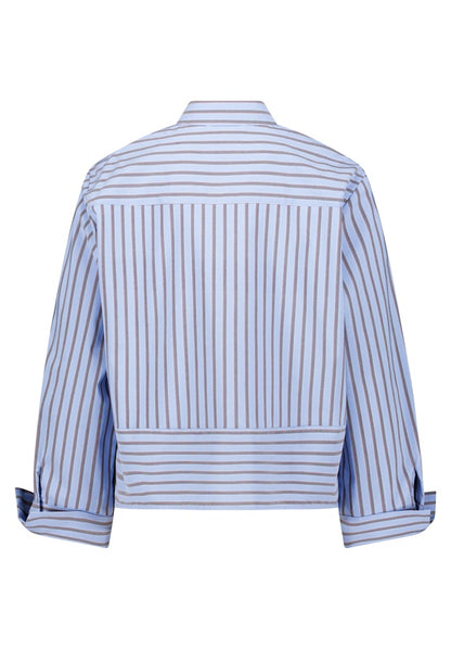 Cartoon Bluse Kurz 1/1 Arm Light Blue/Dark Blue