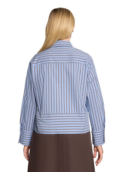 Cartoon Bluse Kurz 1/1 Arm Light Blue/Dark Blue