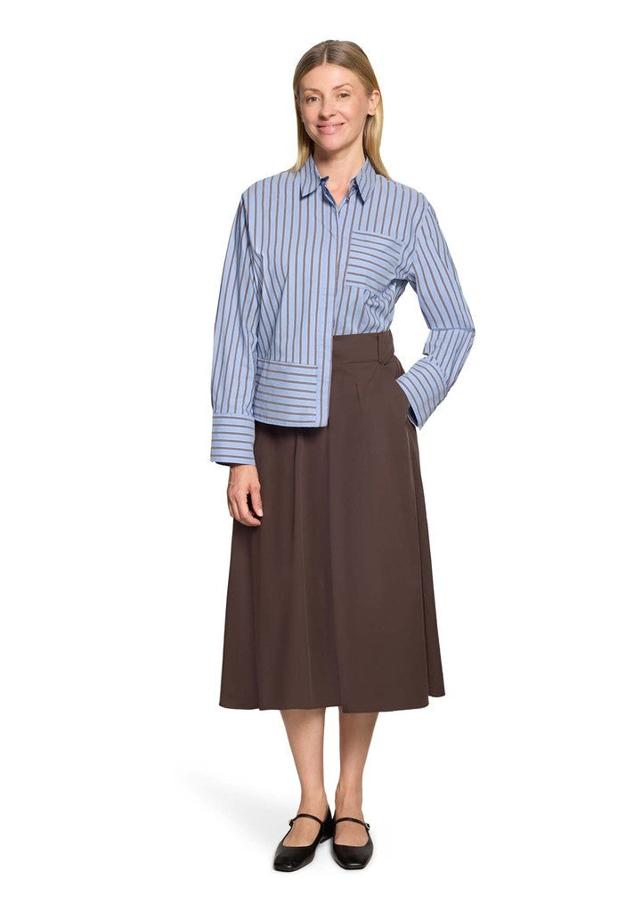Cartoon Bluse Kurz 1/1 Arm Light Blue/Dark Blue