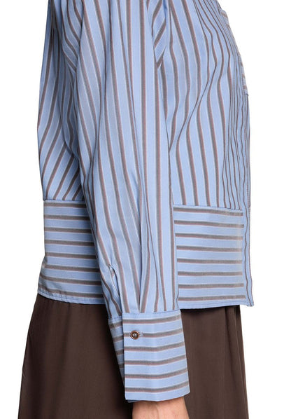 Cartoon Bluse Kurz 1/1 Arm Light Blue/Dark Blue