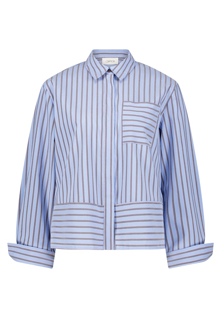 Cartoon Bluse Kurz 1/1 Arm Light Blue/Dark Blue