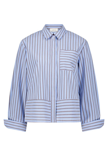 Cartoon Bluse Kurz 1/1 Arm Light Blue/Dark Blue