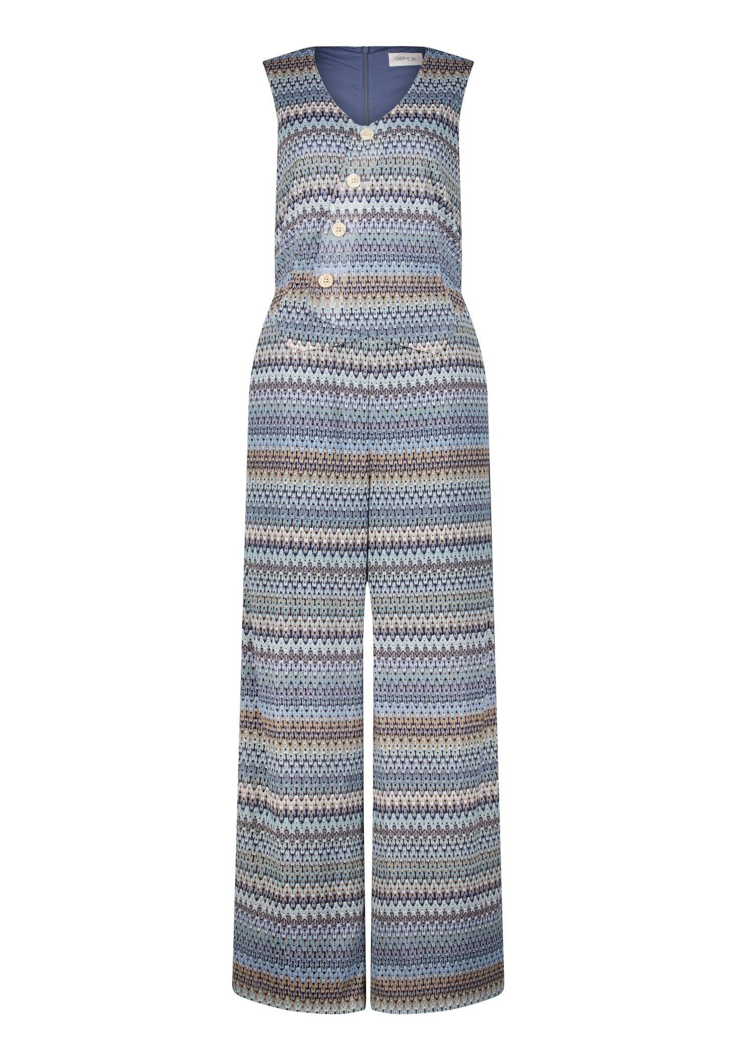 Cartoon Overall in der Farbe Blau