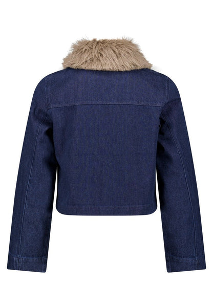 Cartoon Blazerjacke Kurz 1/1 Arm Patch Blue/Brown