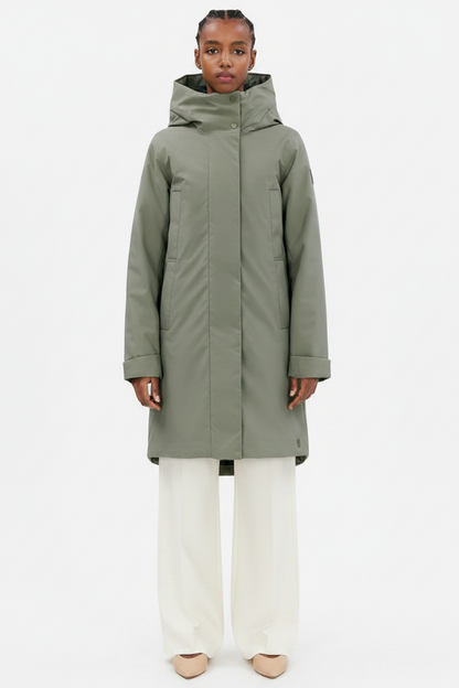 Elvine Damen Jacke Eline PET Poly 5K in Silbergrün