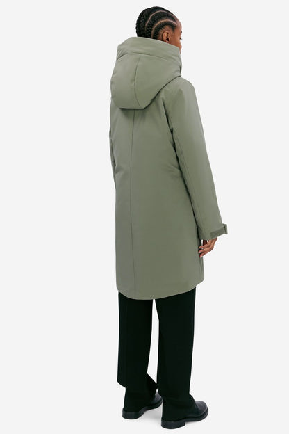 Elvine Damen Jacke Eline PET Poly 5K in Silbergrün