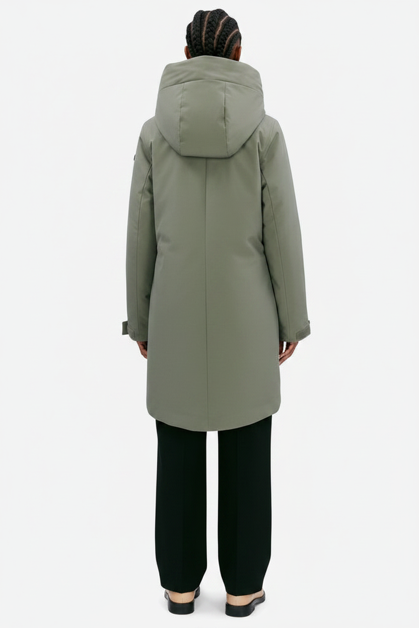 Elvine Damen Jacke Eline PET Poly 5K in Silbergrün