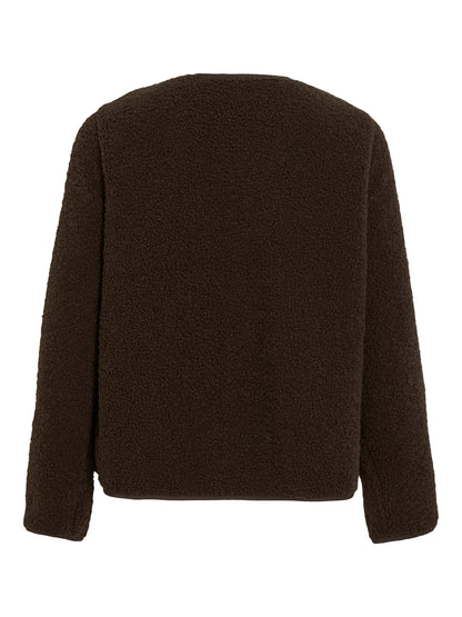 Vila Jacke Teddy Coffee Bean