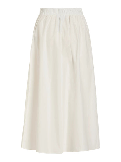 Vila Rock Visophie High Waist Ankle Skirt - - Snow White