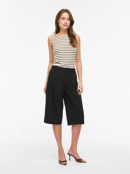Vila Vila Top VIGARTA O-NECK S/L TOP/PB - Birch