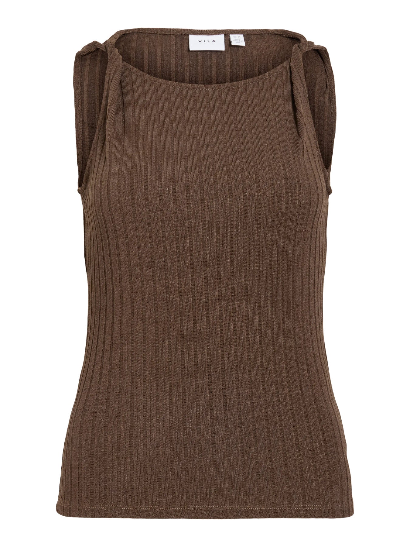 Vila Vila Top VIGARTA O-NECK S/L TOP/PB - Slate Black