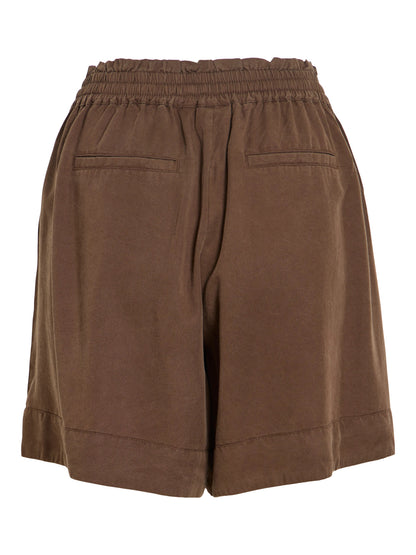 Vila Shorts VITEVIRA HW LOOSE FIT  SHORTS - Slate Black