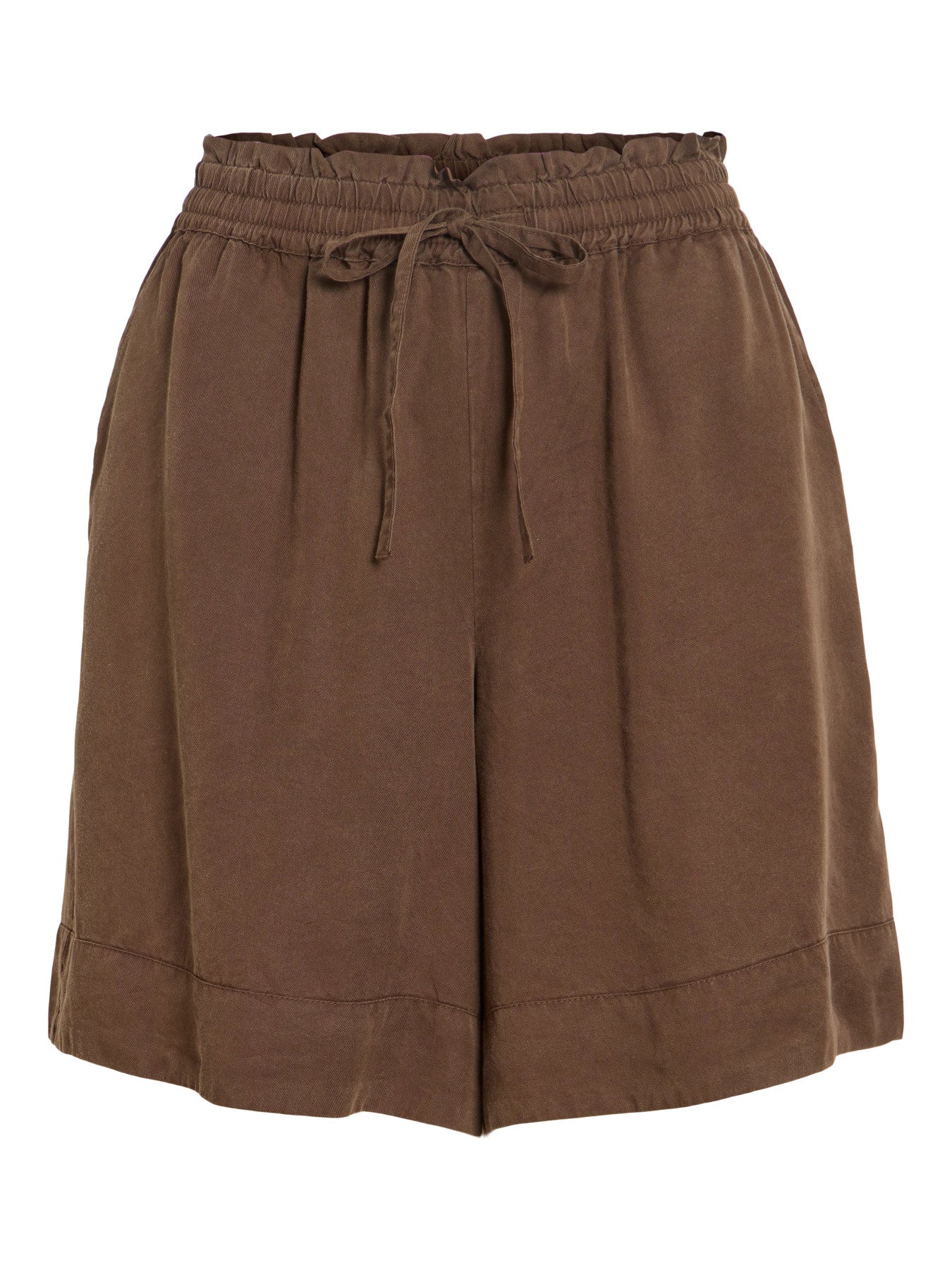 Vila Shorts VITEVIRA HW LOOSE FIT  SHORTS - Slate Black