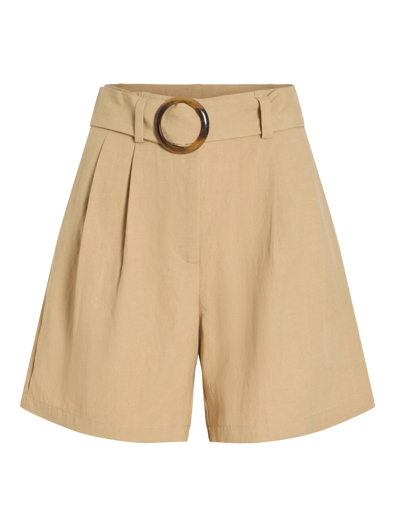 Vila Shorts VIROSITA HW SHORTS - Travertine