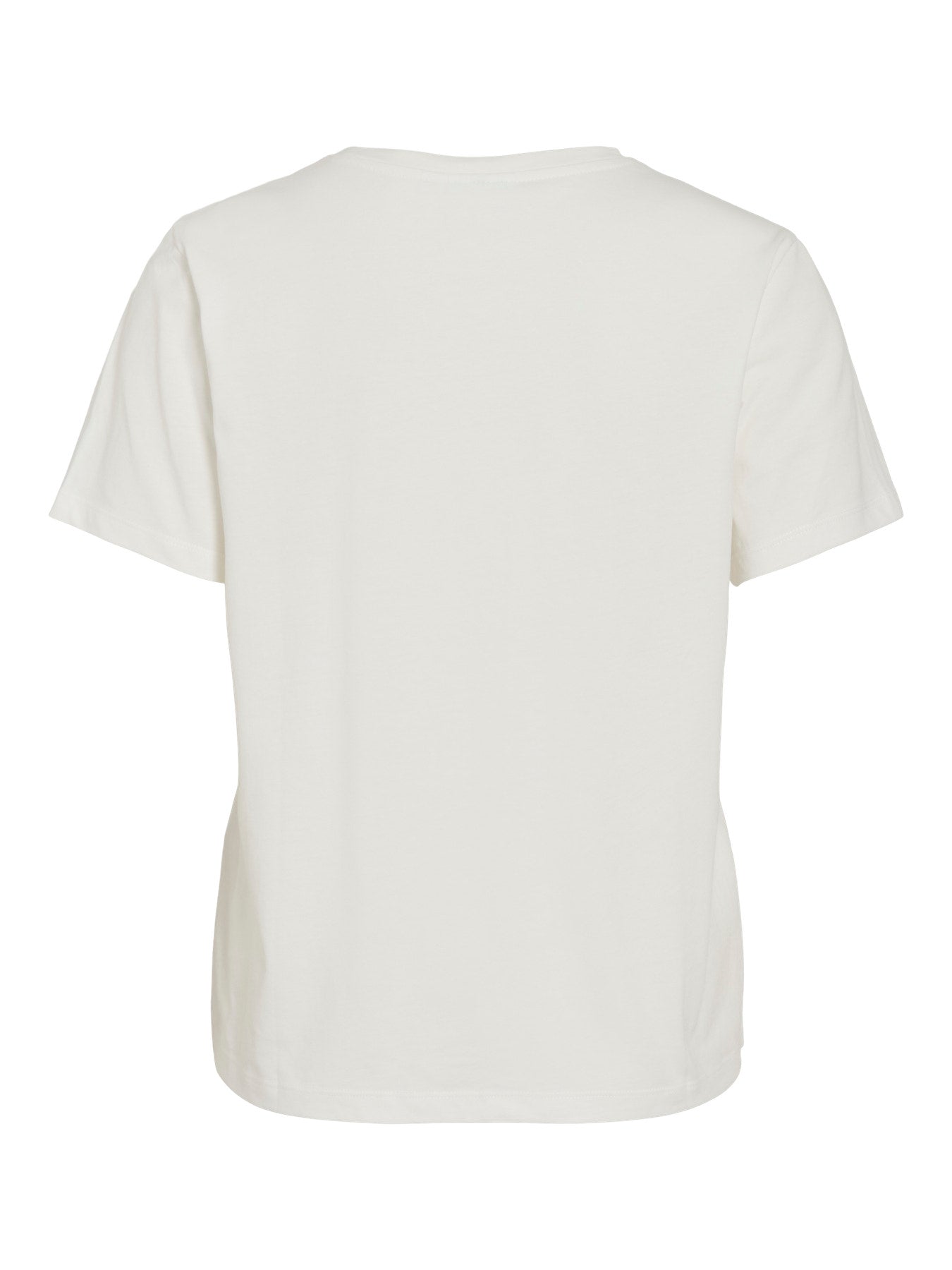 Vila T-Shirt VISYBILLA O-NECK S/S LEMON TOP/PB - Snow White LEMON FIJI FLOWER