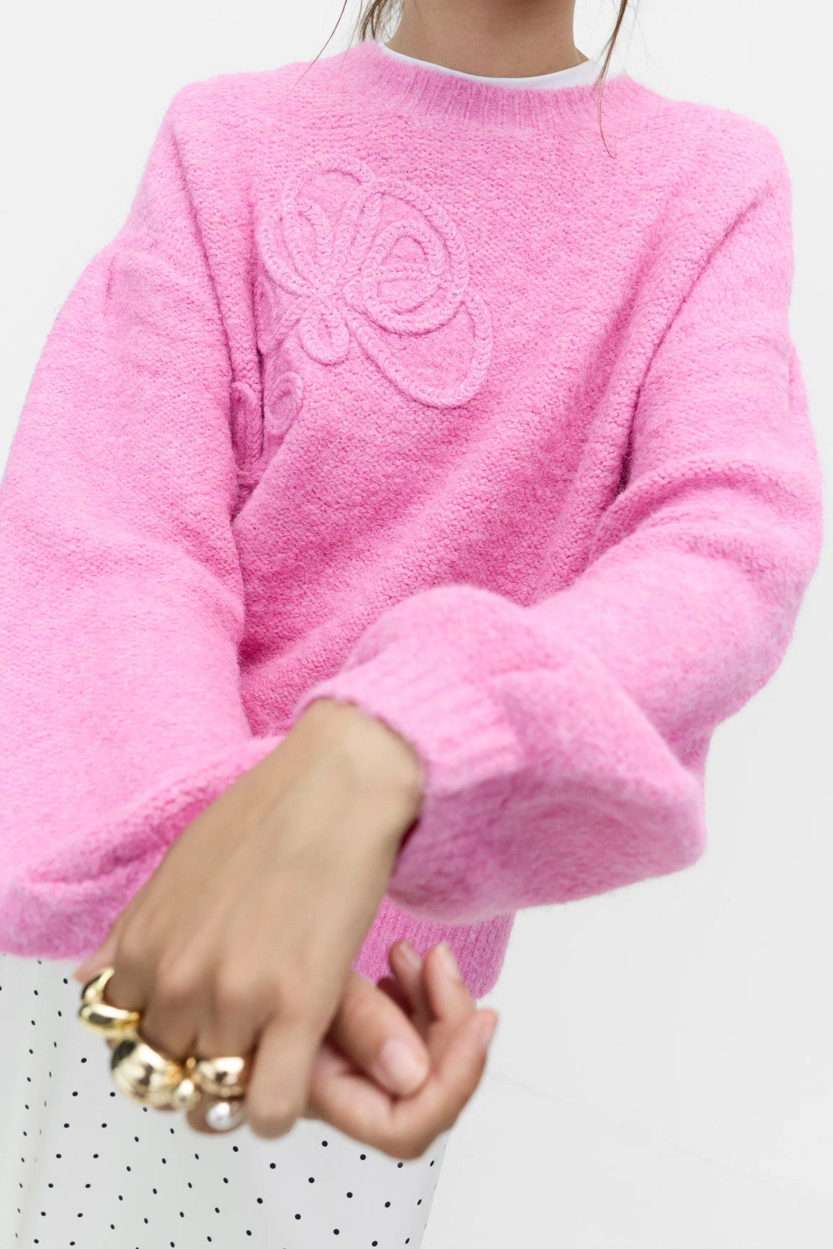 Vila Knit Pullover VIMarley in der Farbe Fiji Flower