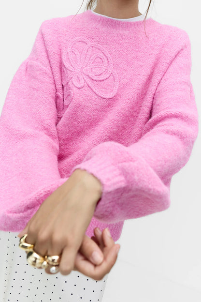 Vila Knit Pullover VIMarley in der Farbe Fiji Flower
