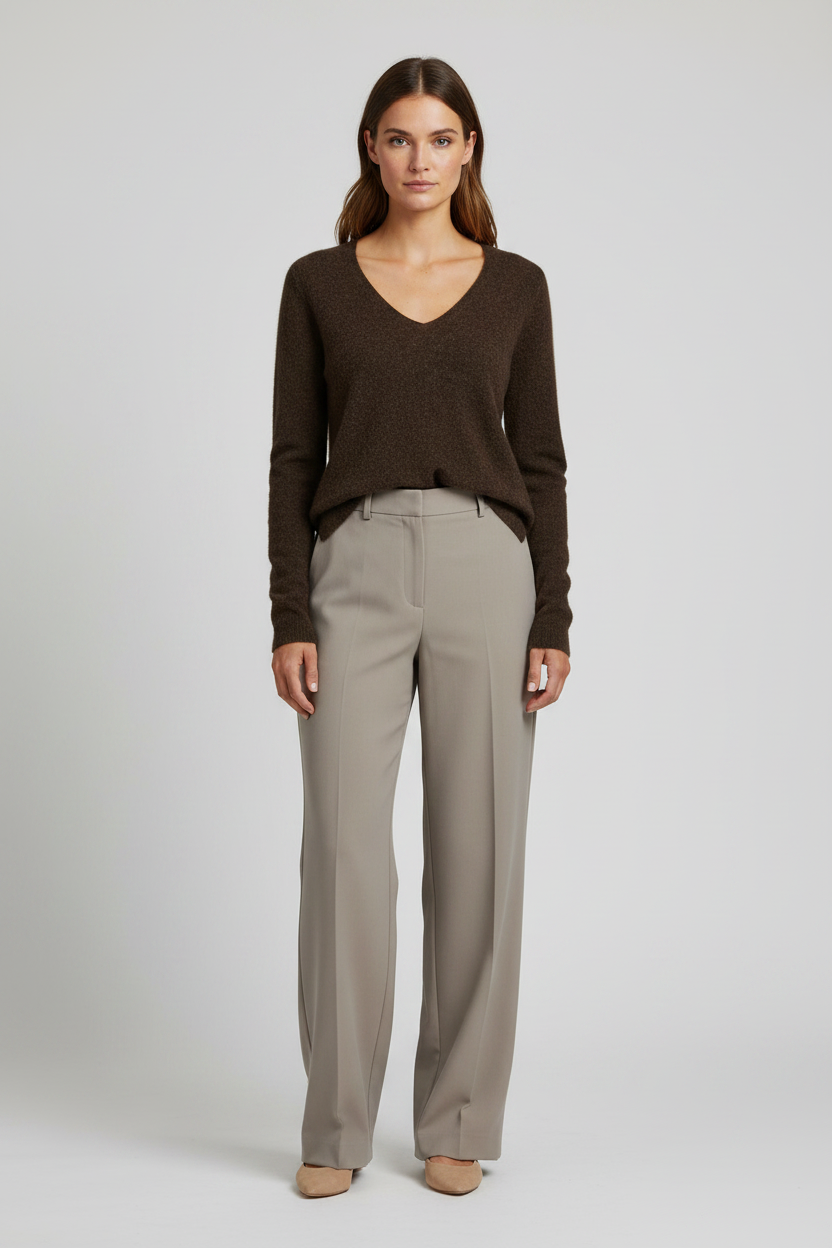 Mos Mosh MMMape Sophia V-Neck Knit in der Farbe Delicioso