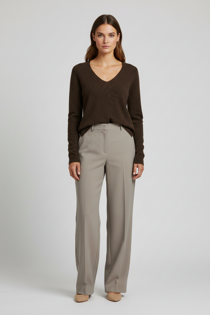 Mos Mosh MMMape Sophia V-Neck Knit in der Farbe Delicioso