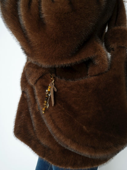 Mos Mosh MMCia Faux Fur Bag in der Farbe Delicioso
