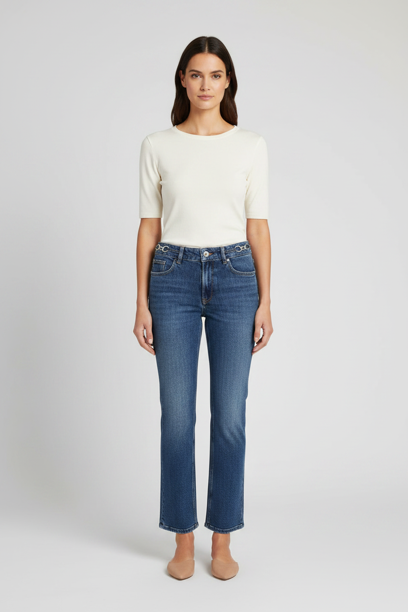 Mos Mosh MMAshley Galleon Jeans in der Farbe Blue