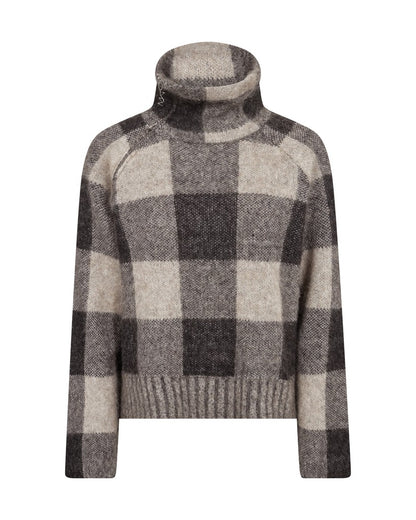 Mos Mosh MMMaija Check Knit in der Farbe Black