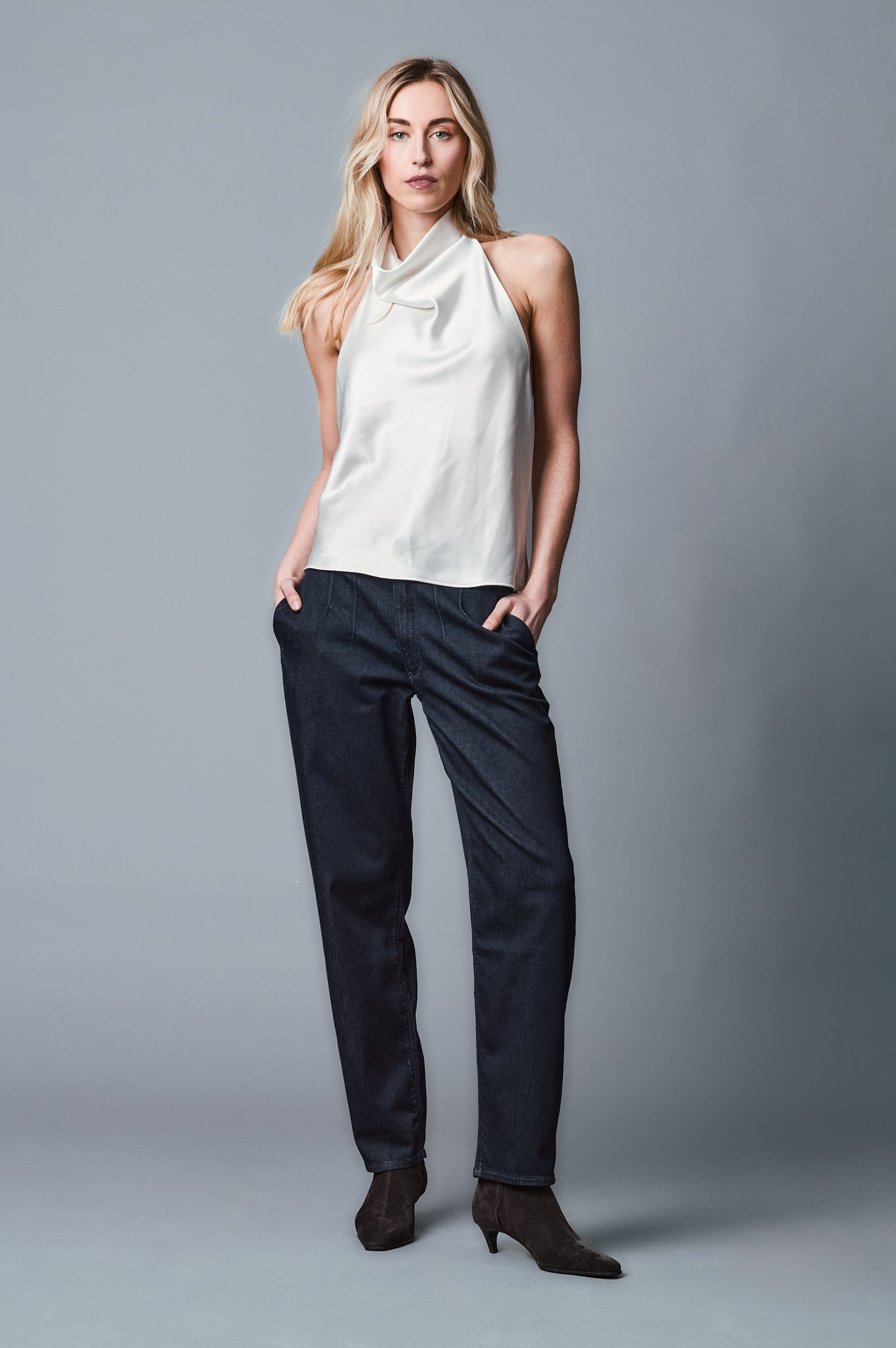 Five Fellas Damenhose Barrel-Fit in der Farbe Ink23