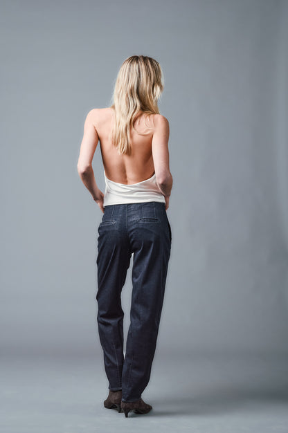 Five Fellas Damenhose Barrel-Fit in der Farbe Ink23