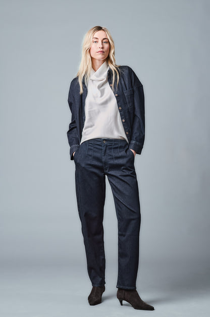 Five Fellas Damenhose Barrel-Fit in der Farbe Ink23