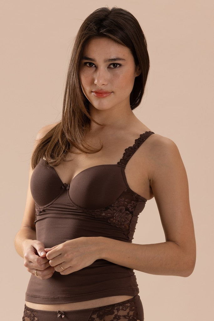 Nina von C. BH-Hemd Café Crème