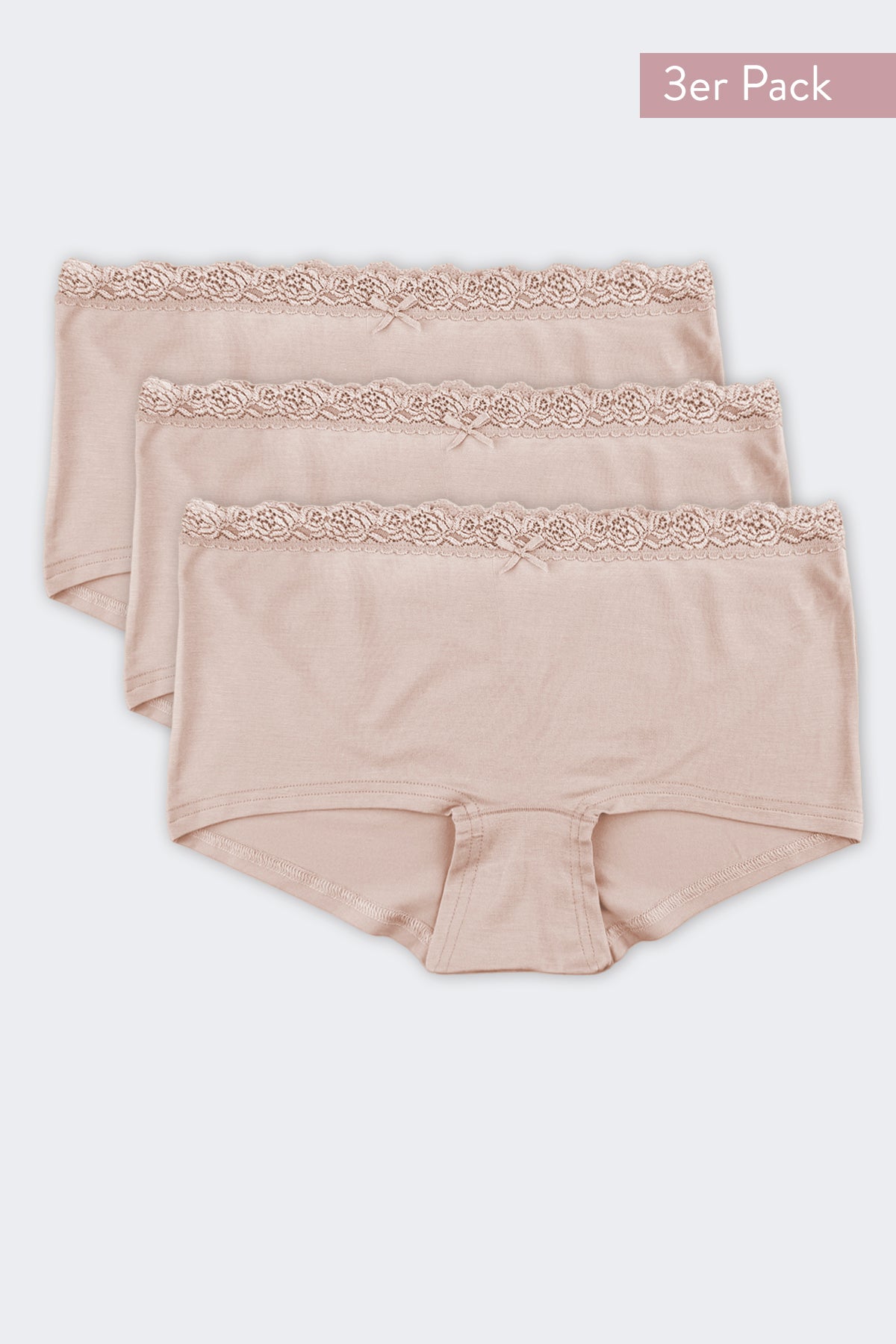 Nina von C. Slip 3er-Pack voile de rose