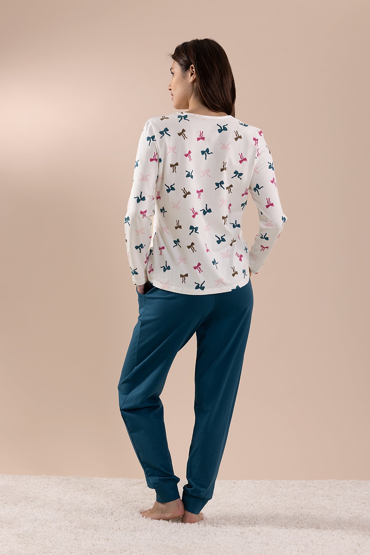 Nina von C. Langarm Shirt Damen Original – Homewear-Shirt