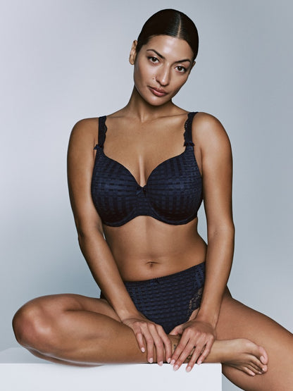 PrimaDonna Madison Unterlegter BH Herzform in der Farbe Velvet Blue